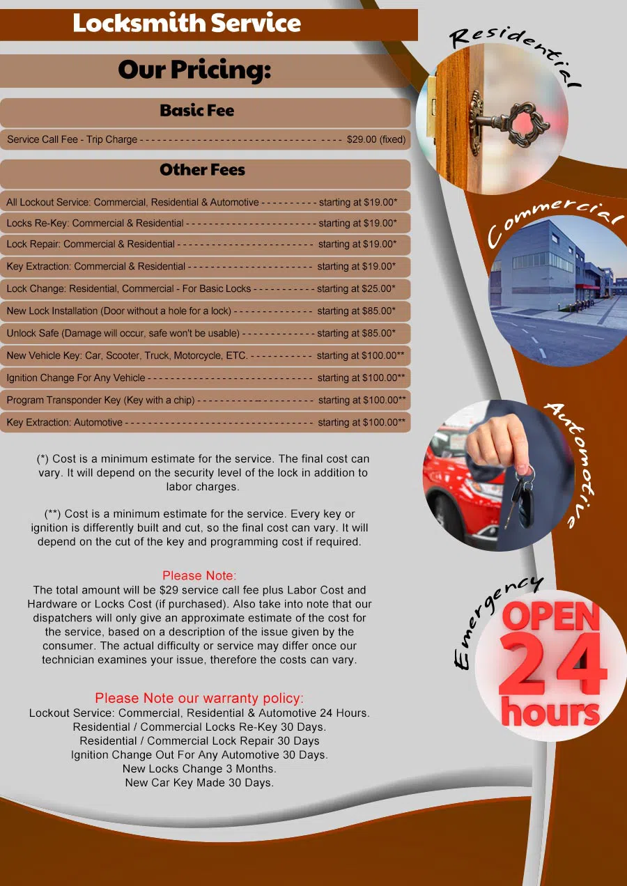 Locksmith Key Shop Chatsworth, CA 818-538-8635